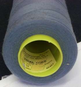 Serger Cones GREY Polyester Thread 48K yds TEX 24  