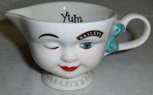 1996 Limited Edition Bailey’s Creamer Winking Girl NICE  