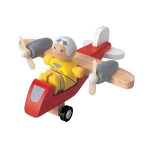  Plan Toys 604602 City Turboprop Airplane with Pilot Toys 