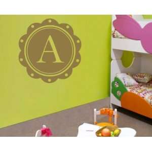   Letter a Monogram Letters Vinyl Wall Decal Sticker Mural Quotes Words