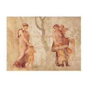  Pompeian Art Afrodite Con Eros    Print