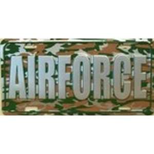 US Air Force Camo Camoflage License Plates Plate Tags Tag auto vehicle 