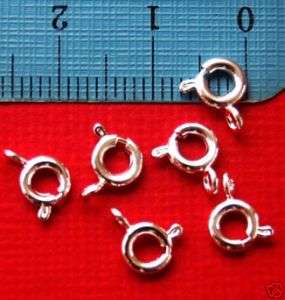 2pcs 925 sterling silver jewelry findings clasp 5.5 mm  