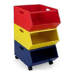 Primary Wheely Trugs Storage Bins by KidKraft Toys 