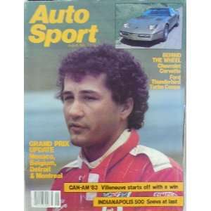  Auto Sport Magazine   Single Issue   August, 1983   Volume 