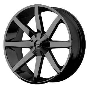  KMC Wheels Slide KM651 Gloss Black Finish Wheel (24x9.5 