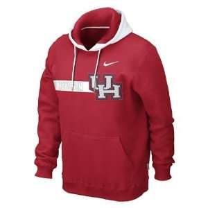  Houston Cougars Bump and Run Hooded sweatshirt (Red 
