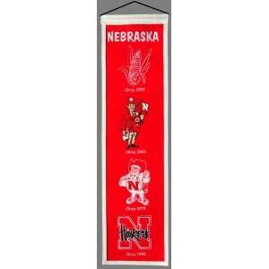  Nebraska Cornhuskers Heritage Wool Banner Sports 