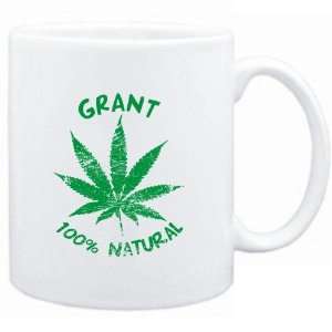    Mug White  Grant 100% Natural  Male Names