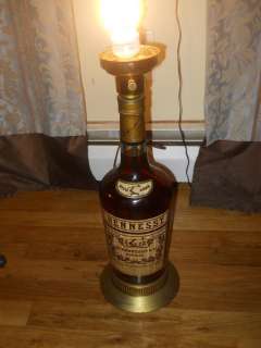 Hennessy Cognac Bras Arme 1/2 Gallon Bottle Lamp  