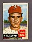 1953 Topps 88 Phillie Willie Jones PSA 6 Tough Card  