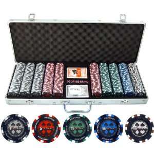  13.5g 500pc Pro Poker Clay Poker Set Patio, Lawn & Garden