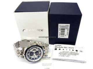 Casio Watch Blue White Edifice EF 558D 2 2A EF558D 558  