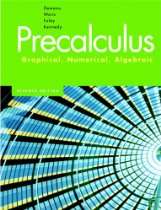 Science Books   Precalculus Graphical, Numerical, Algebraic (7th 