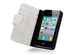 White Wallet Leather Card Holder Flip Case Cover Pouch For iPhone 4 4S 