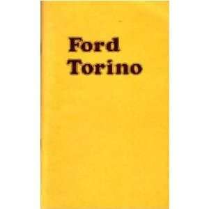  1974 FORD TORINO Owners Manual User Guide Automotive
