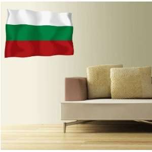  BULGARIA Flag Wall Decal Room Decor Sticker 25 x 18 