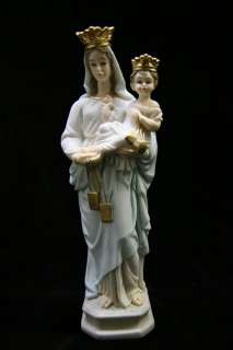 Holy Virgin Mary of Perpetual Italian Statue Sculpture Vittoria 