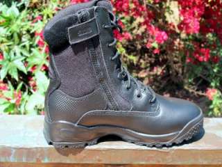 11 ATAC SLEET 8 Police Style Boots Lace & Side Zipper Insulated 
