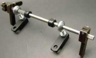 Throttle linkage serrated shaft locking ring & screw  