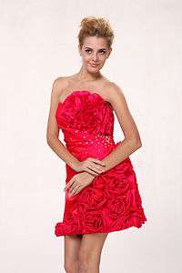  Hot Pink Evening Dress Prom Formal Cocktail Sweet 16 Dance Party Gown