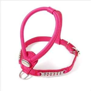   Leather Dog Harness with Crystals for Toy Breeds