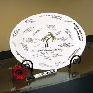  Exclusive Gifts and Favors Palm Tree Platter Only Health 