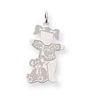 New Sterling Silver Warm Fuzzies Cuddle Solid Charm