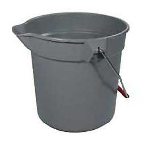  RUBBERMAID COMMERCIAL PRODUCTS Brute Round Bucket, Gray 