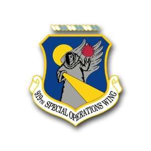  US Air Force 919th Special Operations Wing Decal Sticker 5 