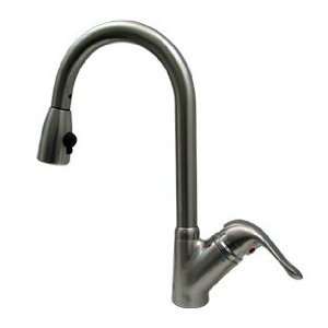 Kitchen Pullout Faucet by Whitehaus   WH3 2169 S S in Stainless Steel
