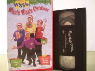 The Wiggles Wiggly Wiggly Christmas Childrens VHS Tape 045986025050 
