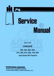 INTERNATIONAL 574 584 674 684 Chassis Service Manual IH  