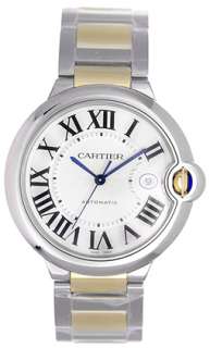Cartier Ballon Bleu Mens Stainless Steel Watch W69009Z3  