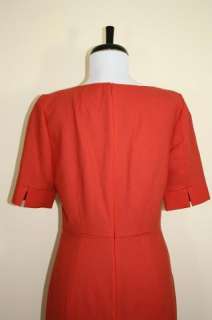 JCrew Index Dress in Wool Crepe New $188 Decadent Red 2  