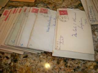 LOT of OLD LETTERS AND CORRESPONDENCE from the 1920s Nebraska  