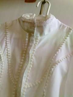 Brand New career / casual Victorian style blouse XS   S Retails USD 58 