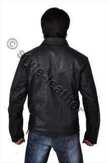 Mans LEATHER Pullover Biker Shirt Most Sizes  