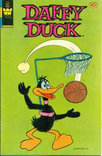 Daffy Duck #129 Scarce Whitman Pre Pack Variant   Sherlock Holmes 