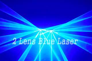 Lens 300mW+300mW Blue  DJ Laser Light,DMX Disco Party Light s