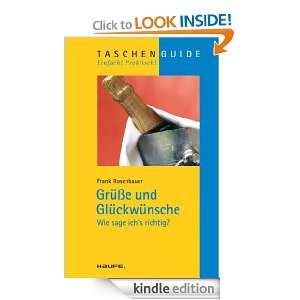 Grüße und Glückwünsche TaschenGuide (German Edition) Frank 