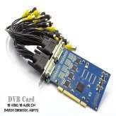DVR Card 16 Video and16 Audio CH Motion Detection Alarm  