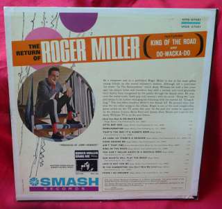 ROGER MILLER return of NM DG king road wacka LP record  