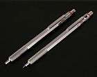 ROTRING 600 OLD STYLE SILVER BALLPOINT& PENCIL KNURLED