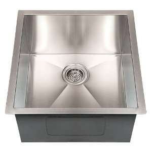   Radius Stainless Steel Single Well Undermount Sink