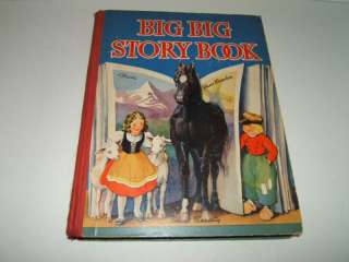 Vintage Big Big Story Book Whitman 1938 Black Beauty.  