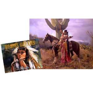  Don Crowley   Apache Farewell Canvas Giclee with Desert Dreams Book 