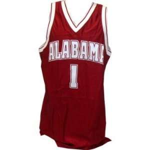 Davis Alabama Game Used Maroon Basketball Jersey (Size 52 
