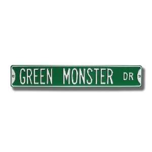    Authentic Street Signs Green Monster Dr.