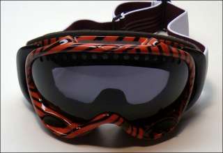 NEW Oakley A Frame J Snow Goggles Shaun White Illusion Red/Dark Gray 